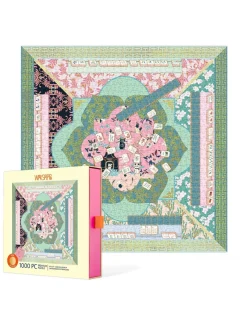 Let's Play Mahjong 1000 Piece Puzzle in Multi