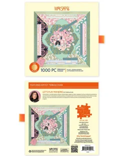Let's Play Mahjong 1000 Piece Puzzle in Multi