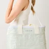 Light Cooler Bag La Palma in Sage Stripe