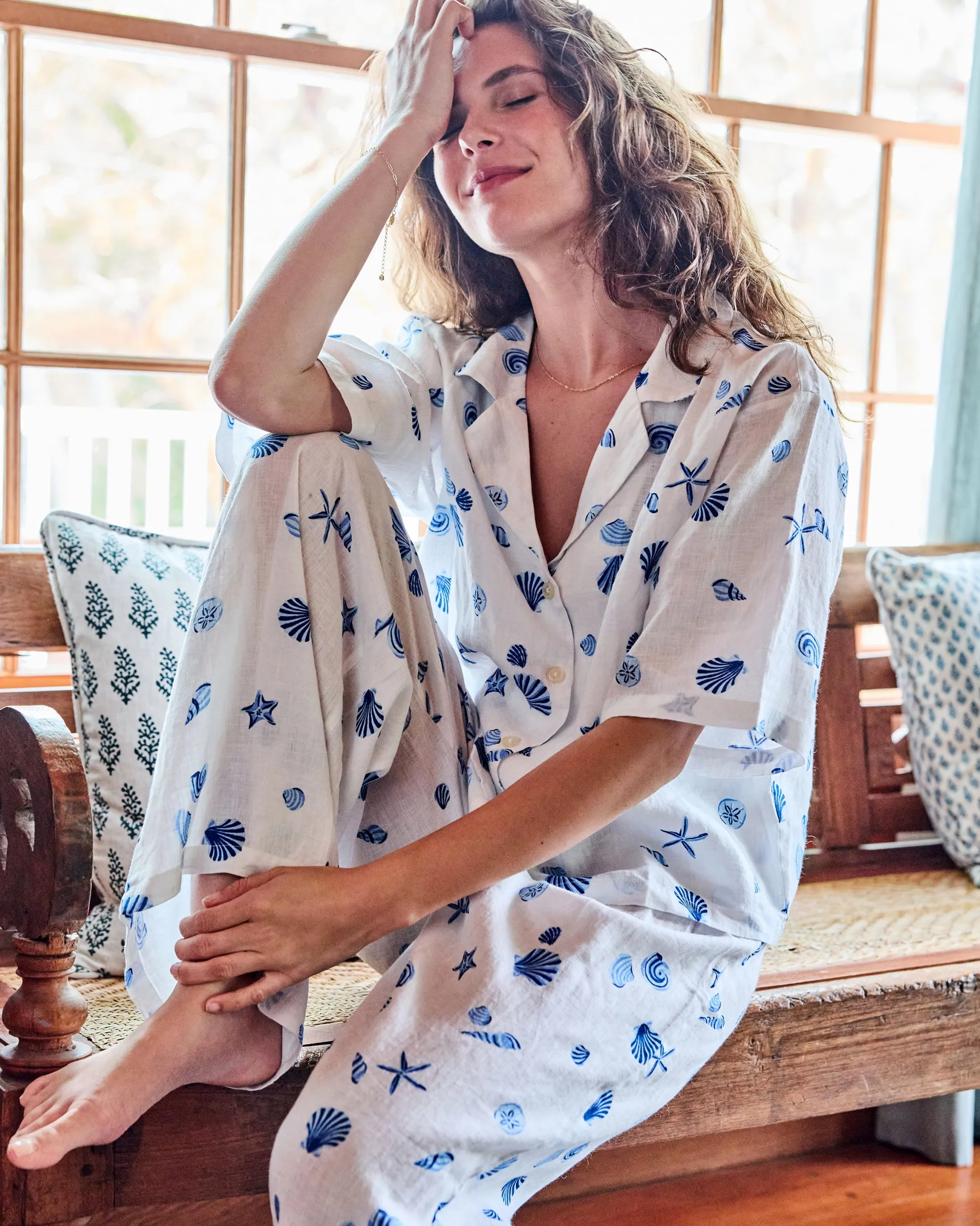Linen Wildest Dreams Set in Scattered Shells