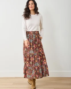 Lone Star Skirt in Floral Bandana