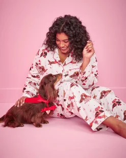 Long PJ Set in Dachshund Date