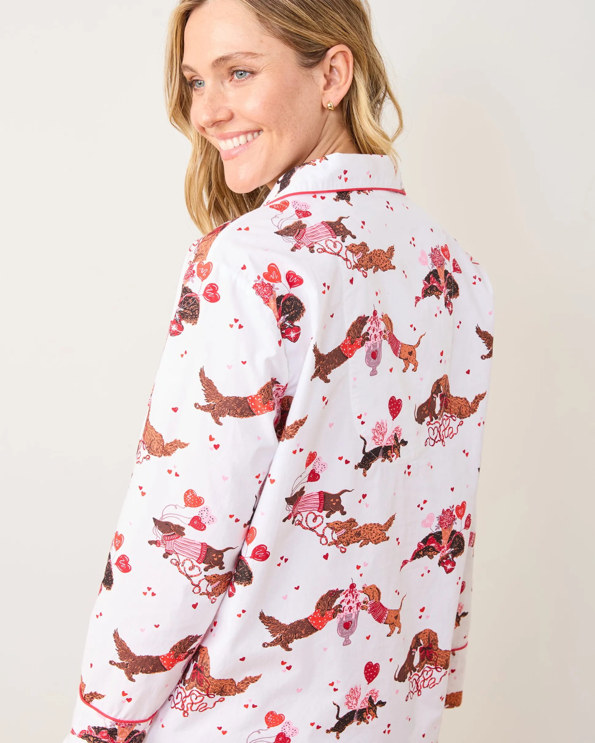 Long PJ Set in Dachshund Date