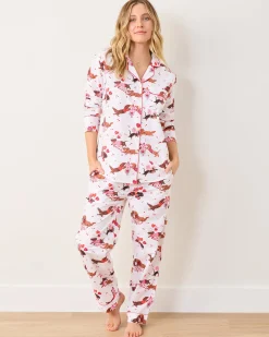 Long PJ Set in Dachshund Date