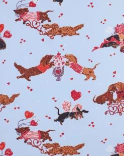 Long PJ Set in Dachshund Date