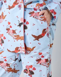 Long PJ Set in Dachshund Date