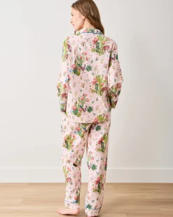 Long PJ Set in Desert Dream