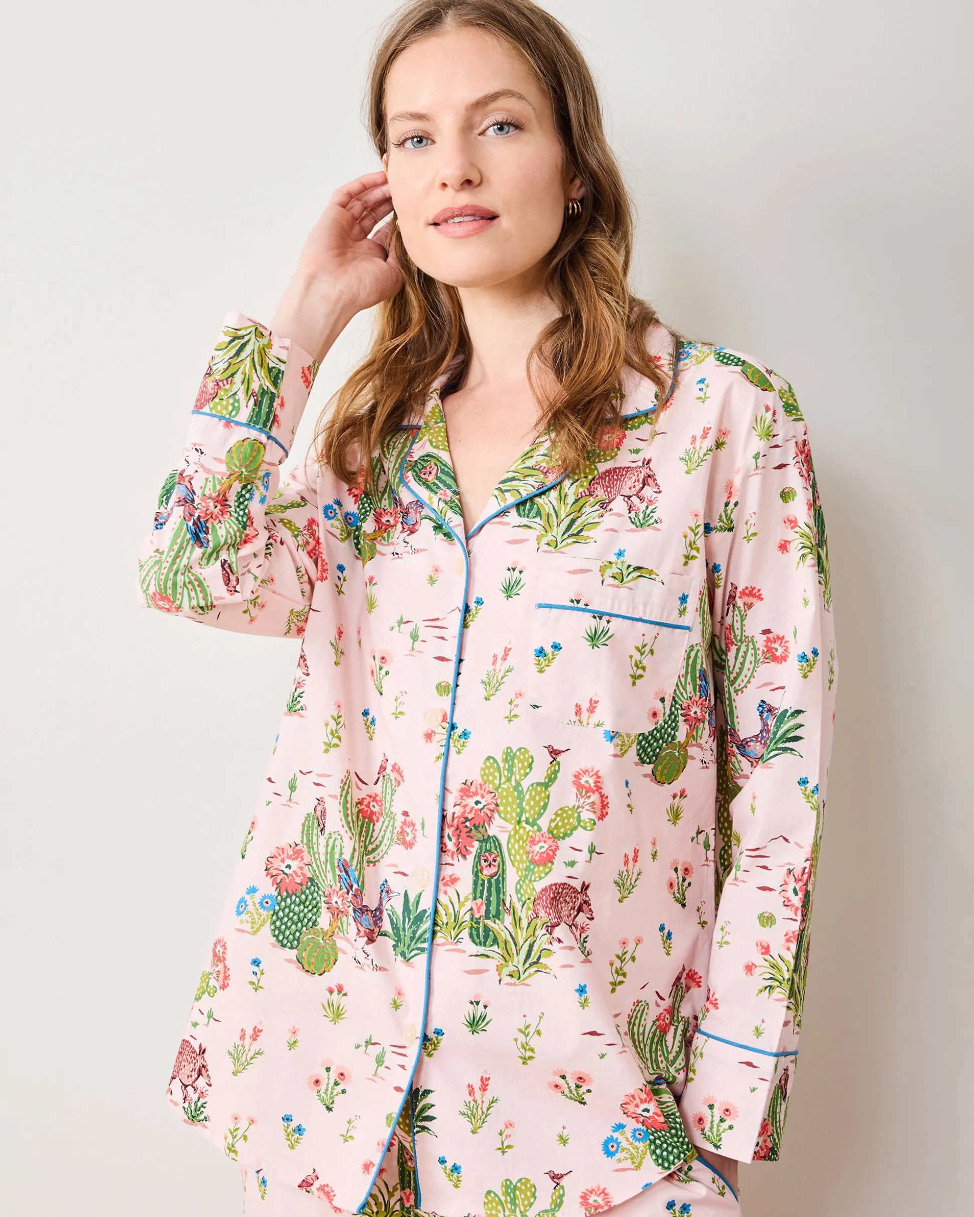Long PJ Set in Desert Dream