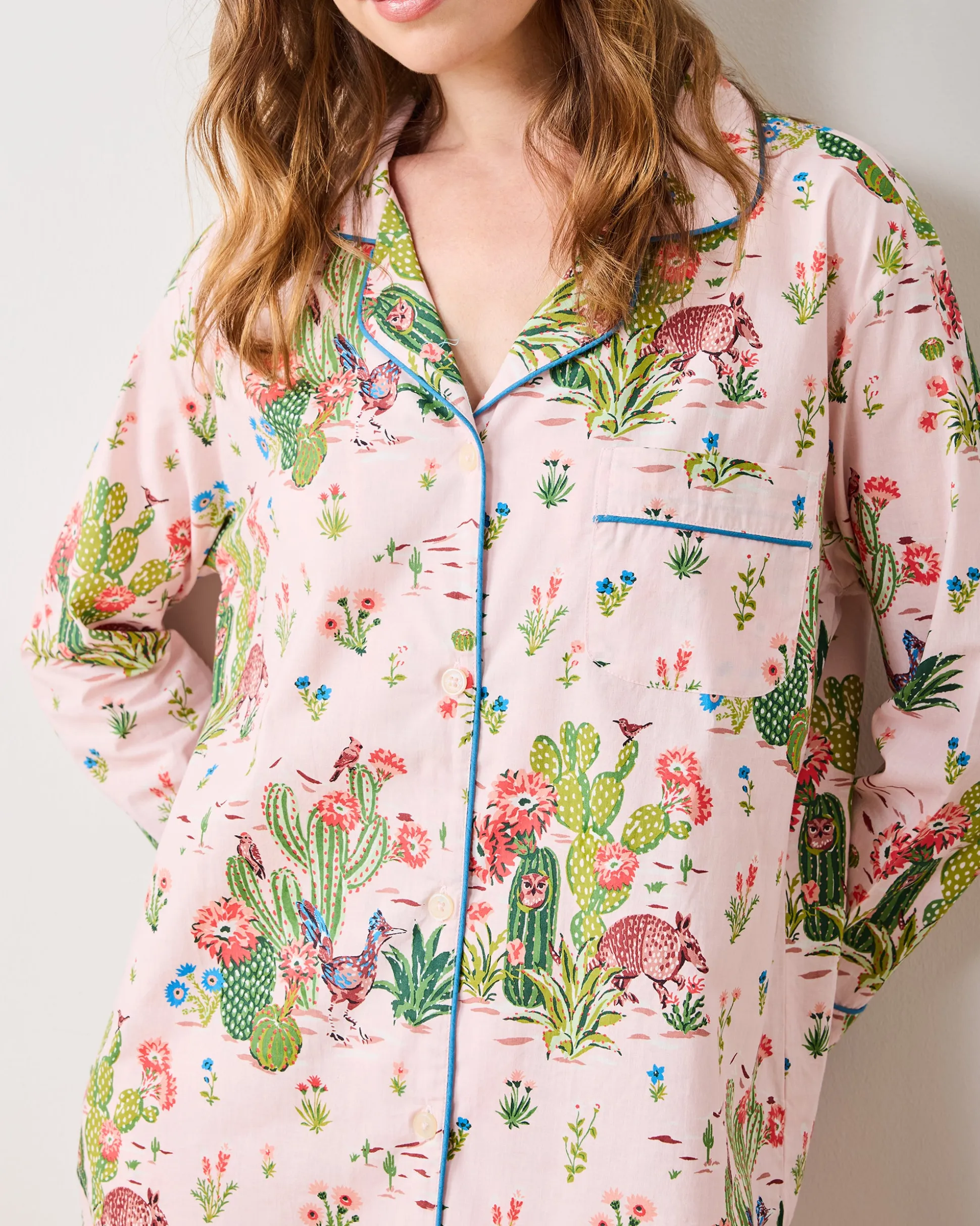 Long PJ Set in Desert Dream
