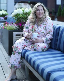 Long PJ Set in Desert Dream