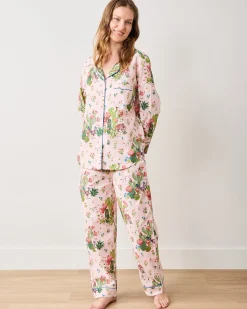 Long PJ Set in Desert Dream