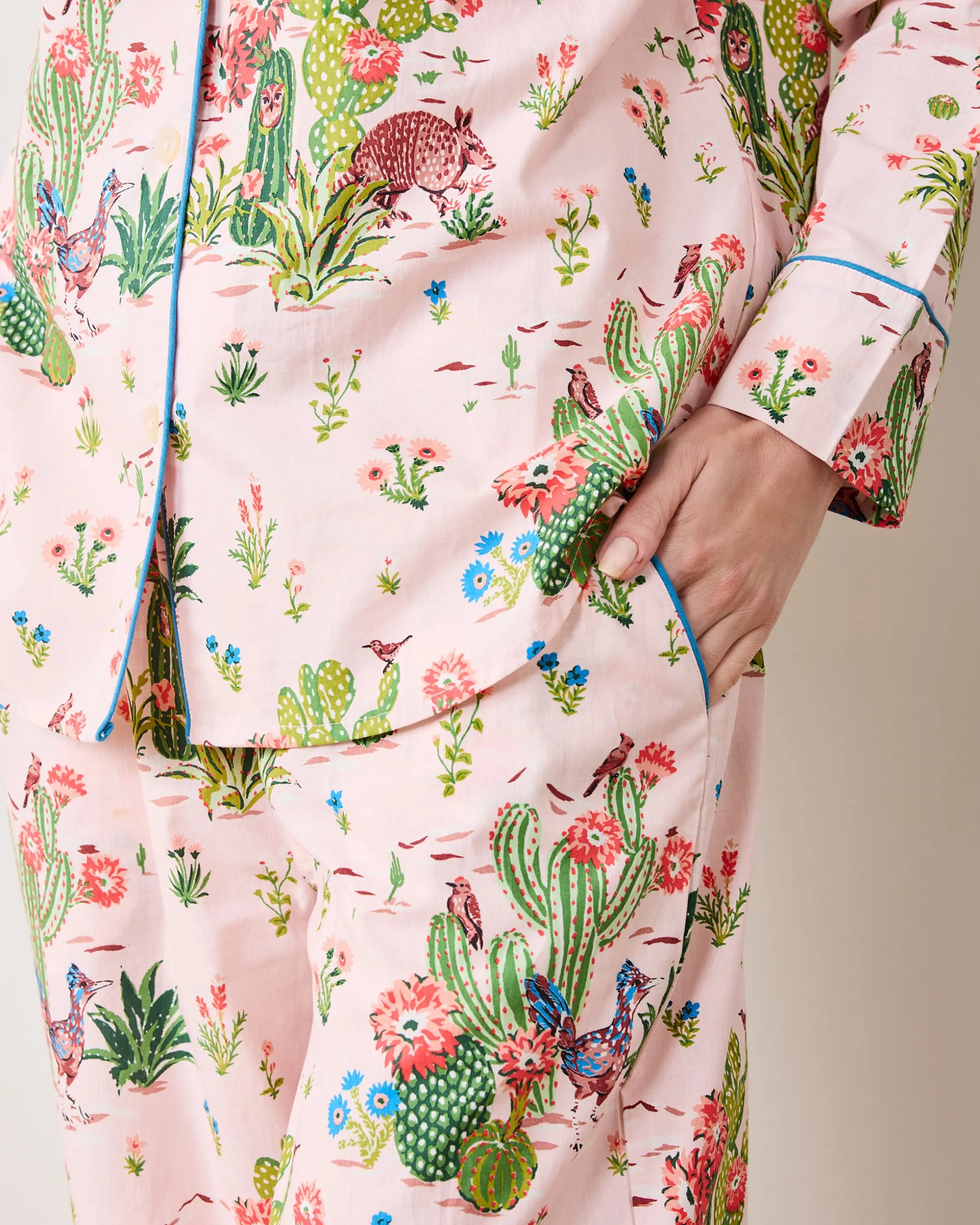 Long PJ Set in Desert Dream