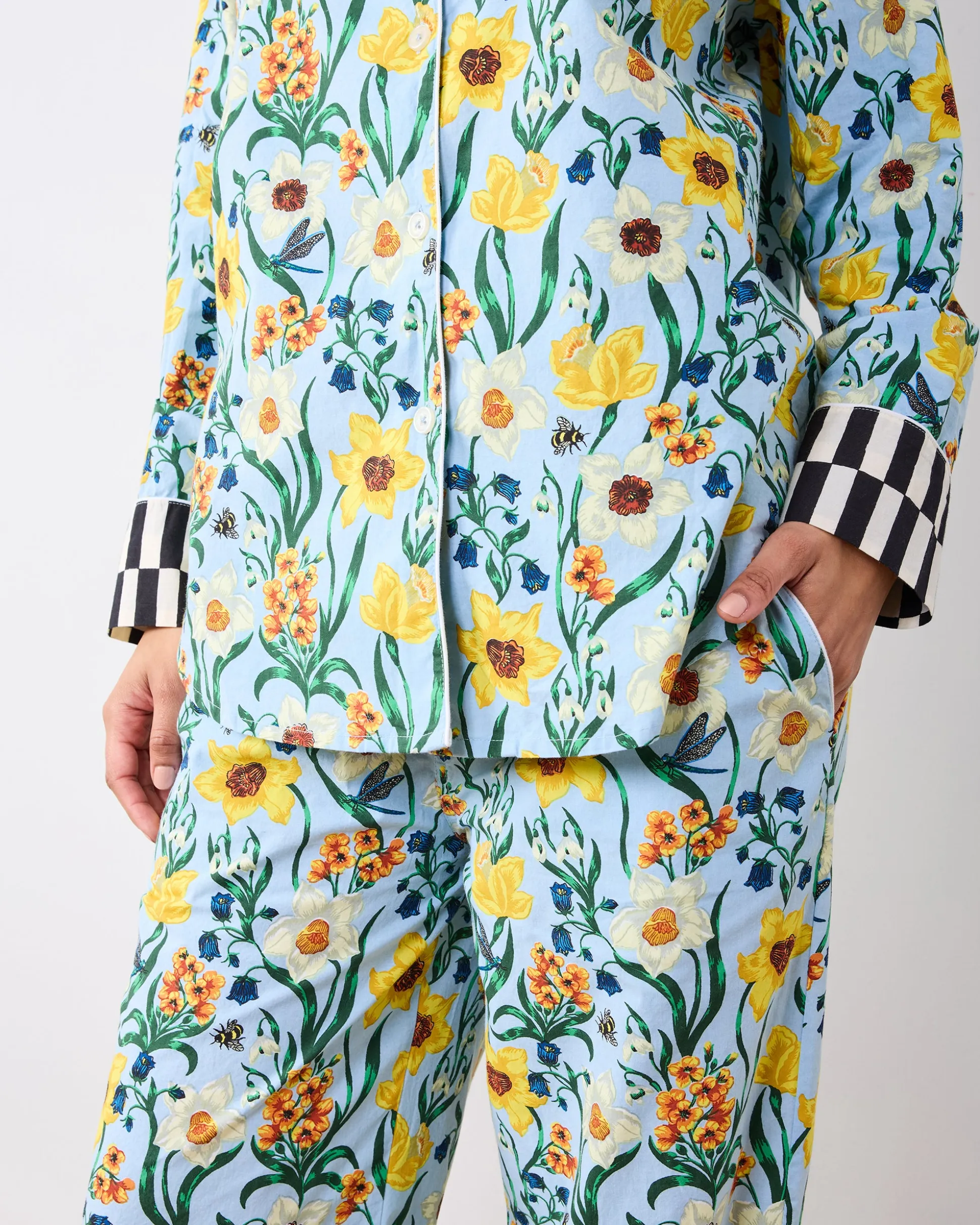 Long PJ Set in Dreamy Daffodil