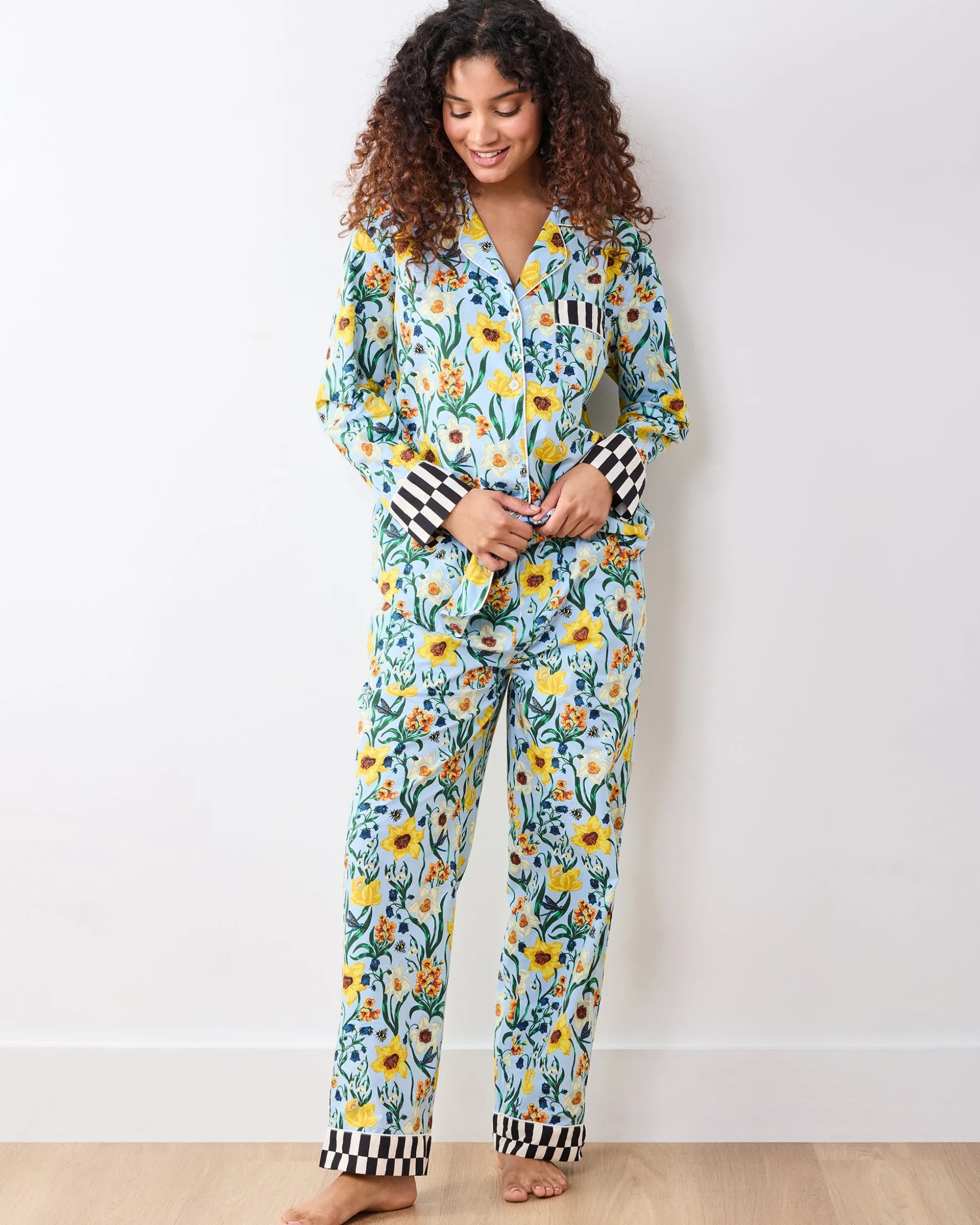 Long PJ Set in Dreamy Daffodil