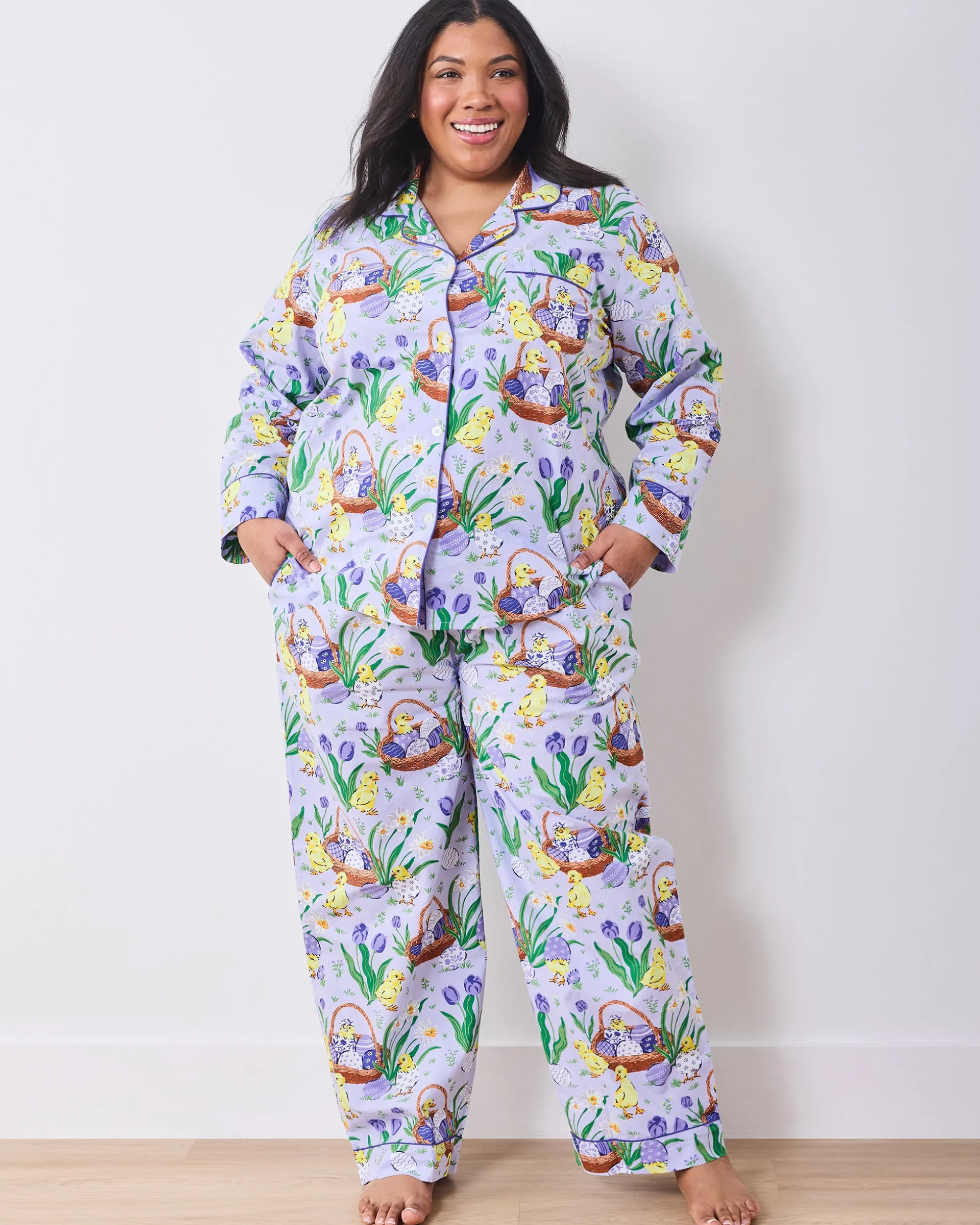 Long PJ Set in Egg Hunt