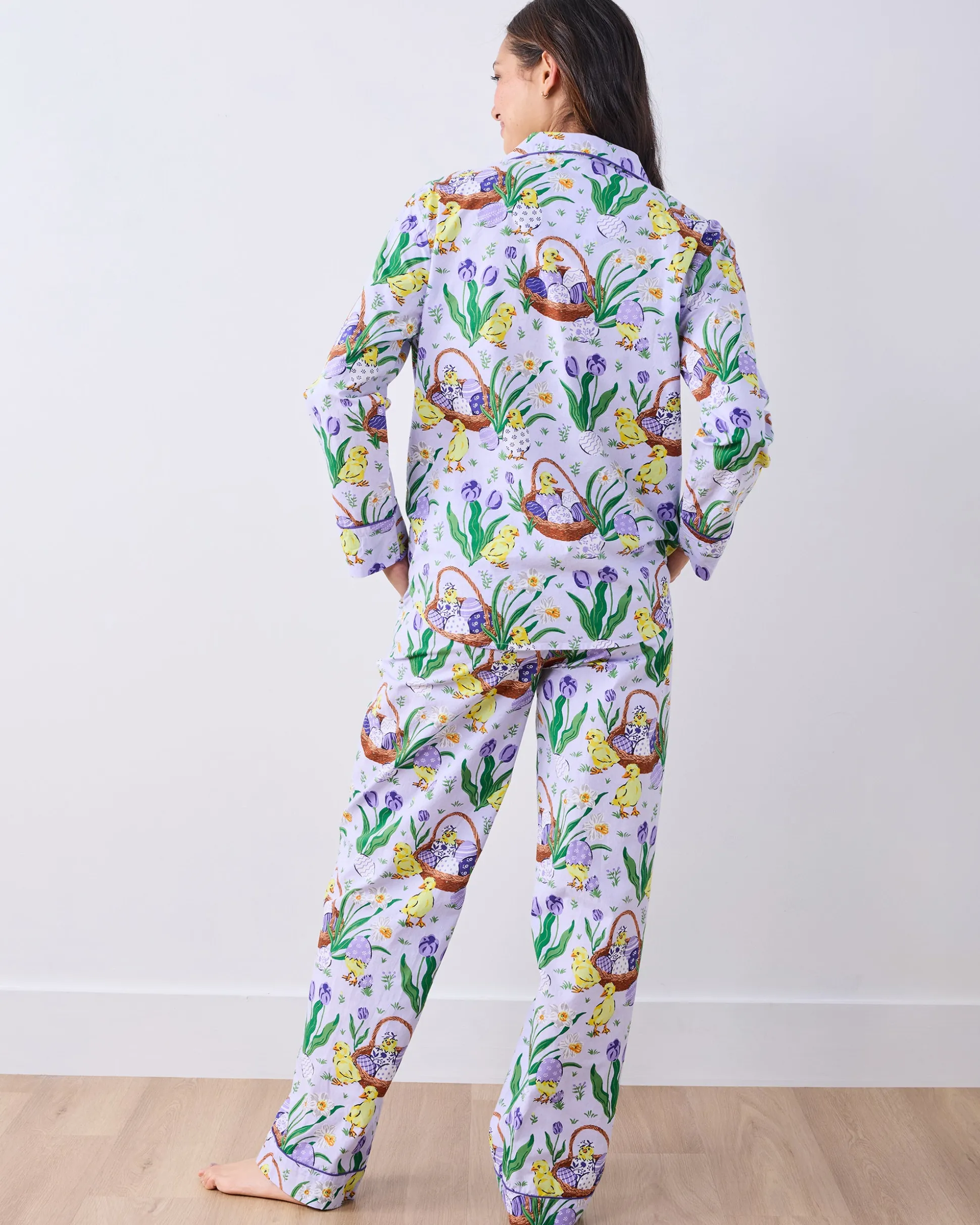 Long PJ Set in Egg Hunt