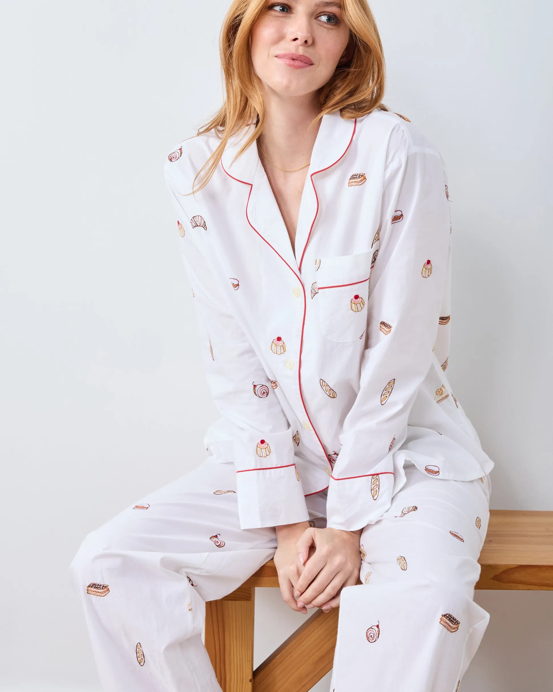Long PJ Set in Freshly Baked
