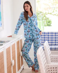 Long PJ Set in Lighthouse Keeper