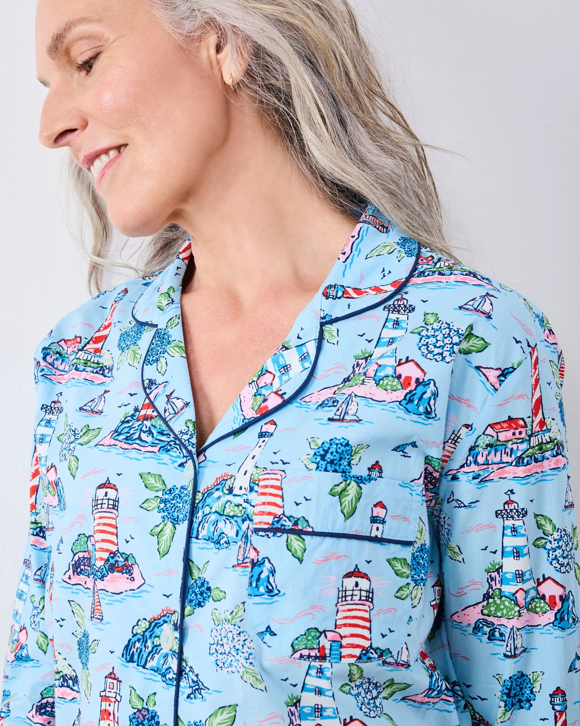 Long PJ Set in Lighthouse Keeper