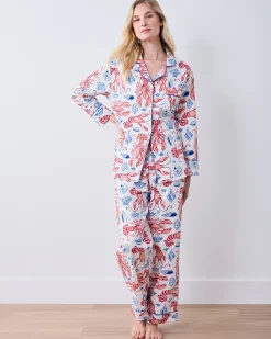 Long PJ Set in Lobster Landing