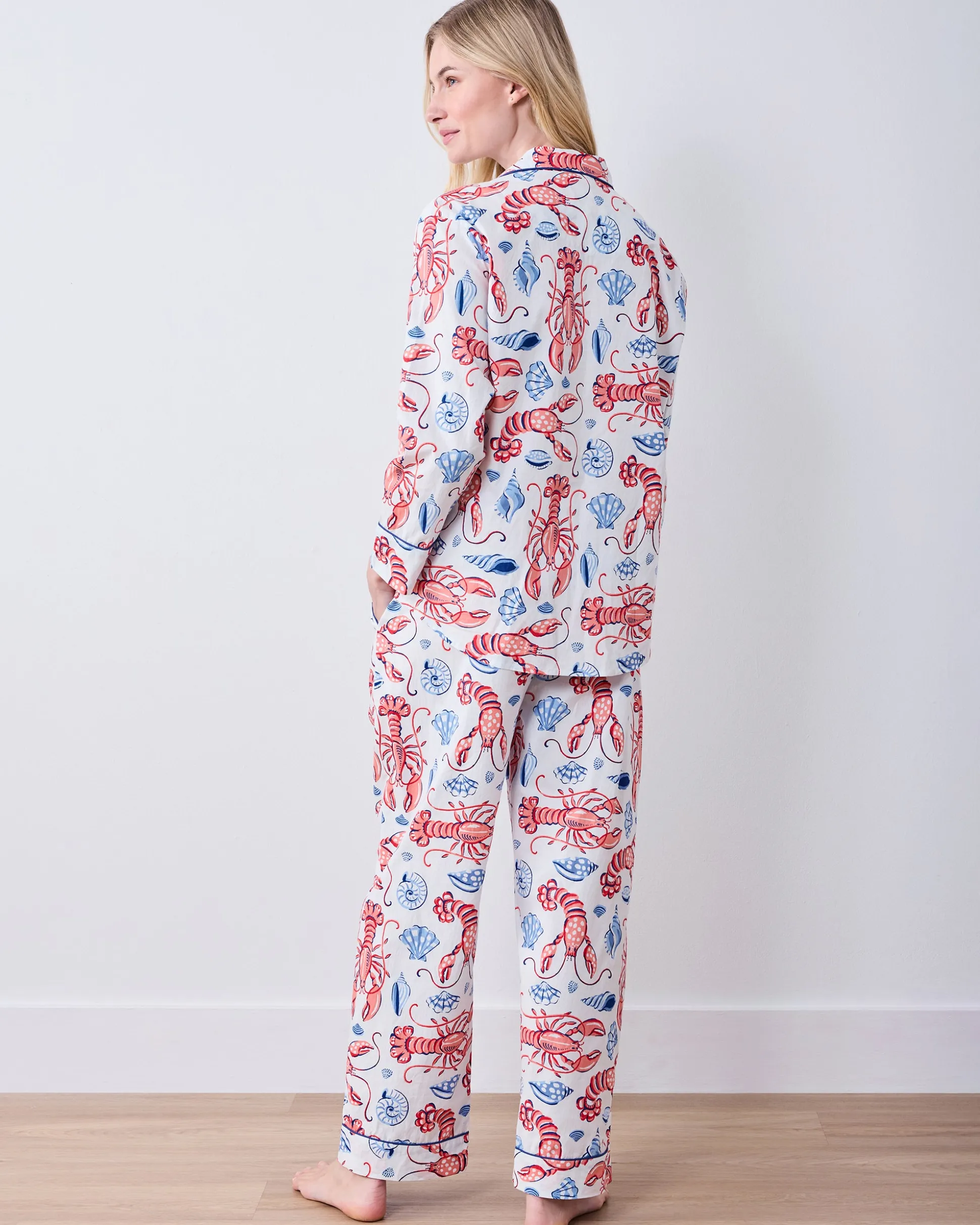 Long PJ Set in Lobster Landing