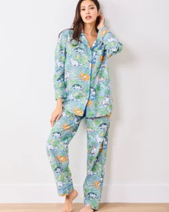 Long PJ Set in Must Love Cats