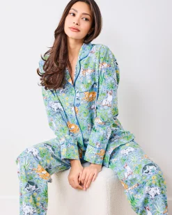 Long PJ Set in Must Love Cats