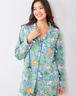 Long PJ Set in Must Love Cats