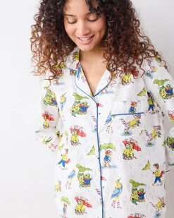 Long PJ Set in Spring Showers
