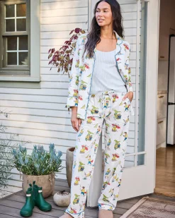 Long PJ Set in Spring Showers