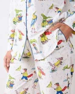 Long PJ Set in Spring Showers
