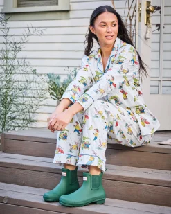 Long PJ Set in Spring Showers