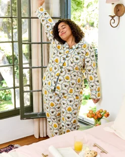 Long PJ Set in Sweet Bee