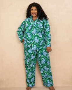 Long PJ Set in Tiger Queen