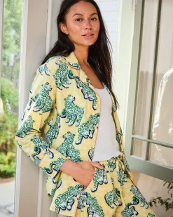 Long PJ Set in Tiger Queen