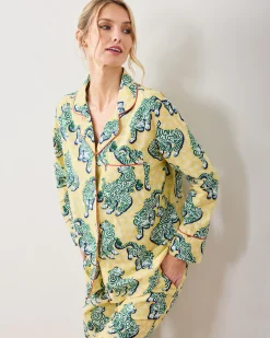 Long PJ Set in Tiger Queen