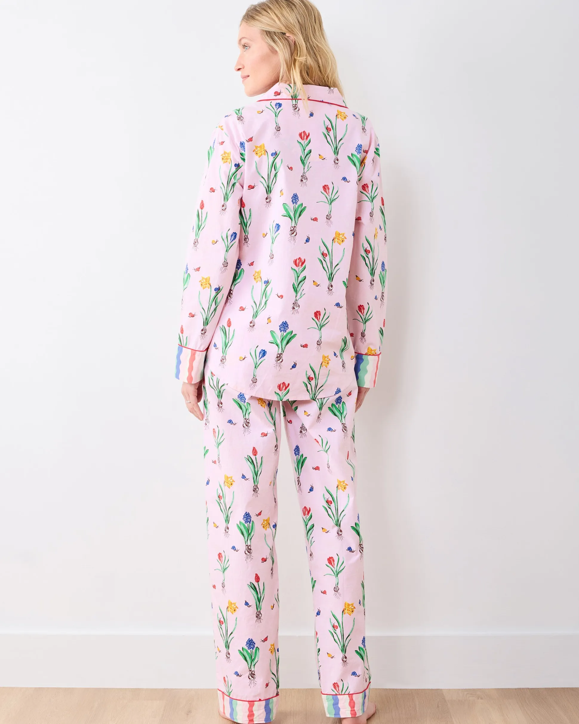 Long PJ Set in Tulip Trail