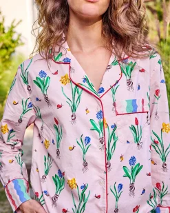 Long PJ Set in Tulip Trail