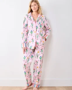 Long PJ Set in Tulip Trail