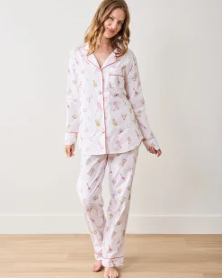 Long PJ Set in Western Embroidery