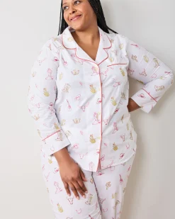 Long PJ Set in Western Embroidery