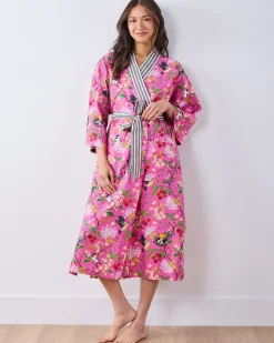 Long Robe in Bird & Blossom