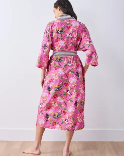 Long Robe in Bird & Blossom