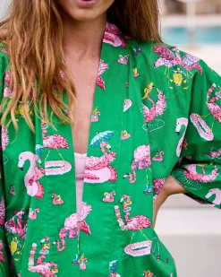 Long Robe in Flock Party