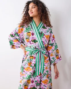 Long Robe in Green Thumb