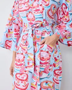 Long Robe in Vintage Cakes