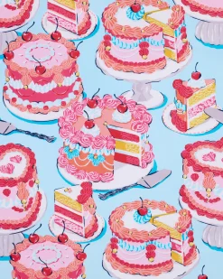 Long Robe in Vintage Cakes