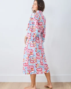 Long Robe in Vintage Cakes