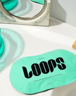 Loops Clean Slate Face Mask in Teal