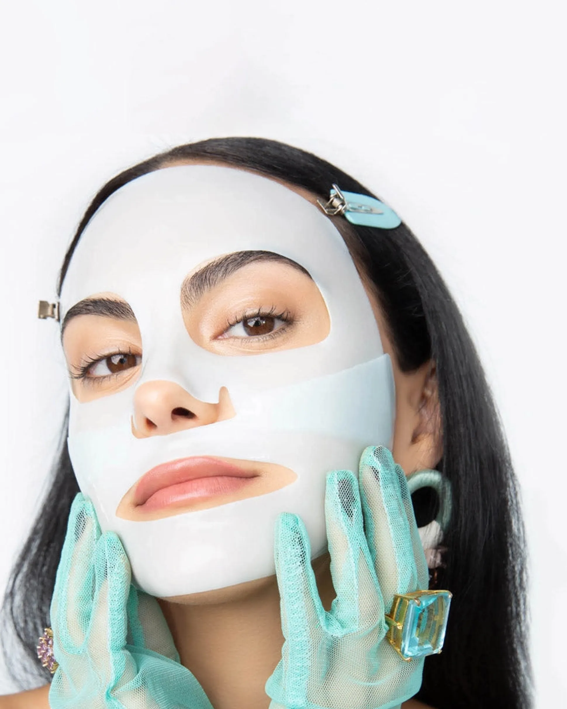 Loops Clean Slate Face Mask in Teal